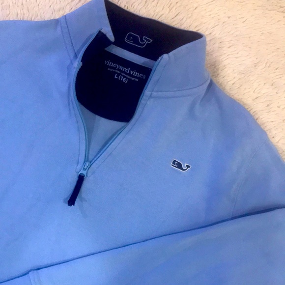 Vineyard Vines Other - Vineyard vine size 16 boys quarter zip pull over shirt. Perfect condition.